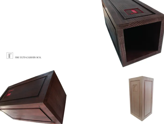 [CNC-06] 소화기 BOX 기타목재가공 사진 1