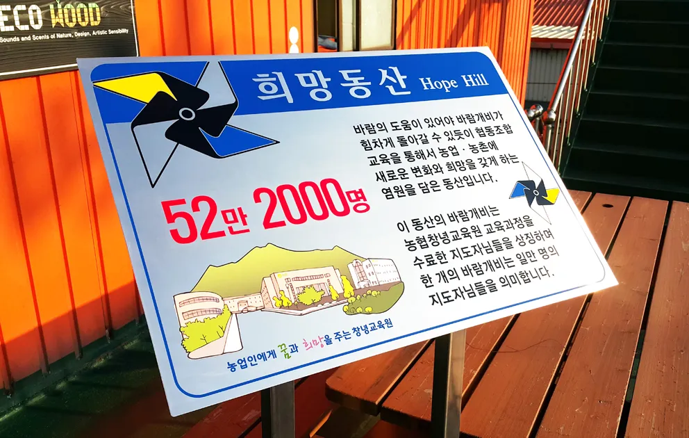 23_[WSGM-0001] 농협창녕교육원 스텐리스 안내판 종합안내판 사진 3