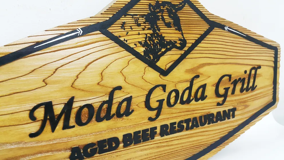 102_[WSD-0031] 모다고다 그릴_양면단조간판 상업용/기타 사진 3